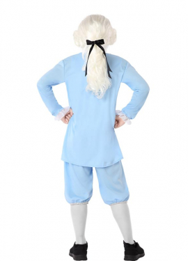 Fato de cortesã azul para menino Fato de cortesã azul para menino