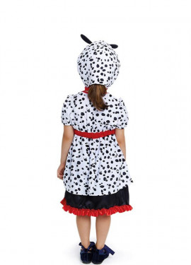 Dalmatian costume in dress with hat for girl Dalmatian costume in dress with hat for girl