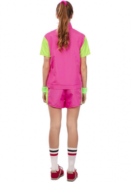 Fato de desportista dos anos 80 com casaco para mulher Fato de desportista dos anos 80 com casaco para mulher