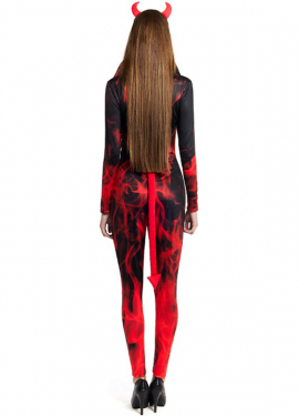 Teufelskostüm mit Hörnern für Damen