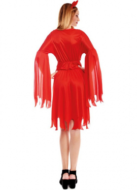Fato de diabo vermelho paquerador para mulher Fato de diabo vermelho paquerador para mulher