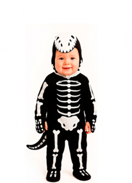 Fato de dinossauro esqueleto infantil Fato de dinossauro esqueleto infantil