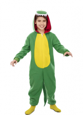 Green and yellow Kugurumi dinosaur costume for kids Green and yellow Kugurumi dinosaur costume for kids