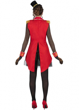 Costume da Domatore di Scheletri con copricapo per donna Costume da Domatore di Scheletri con copricapo per donna