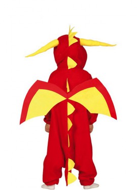 Disfraz de Dragón Rojo para niños