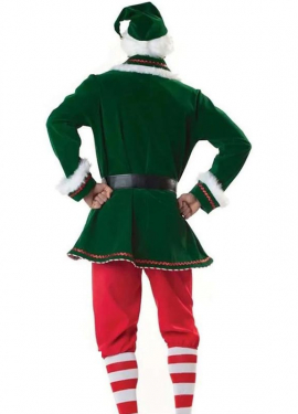 Disfraz de Elfo verde para hombre