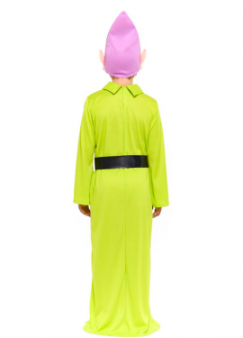 Disfraz de Enanito Blancanieves verde para niño