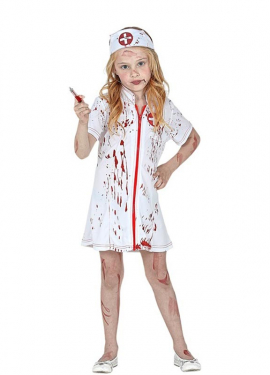 Fato de enfermeira zumbi para meninas Fato de enfermeira zumbi para meninas