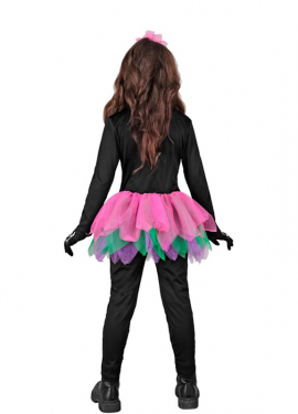 Skeleton Costume with Pink Tutu for Girls Skeleton Costume with Pink Tutu for Girls