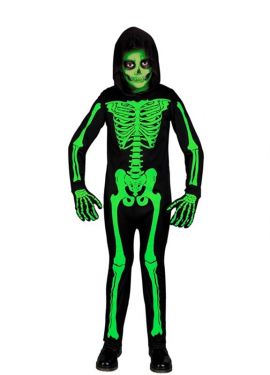 Green Skeleton Costume for Boys Green Skeleton Costume for Boys