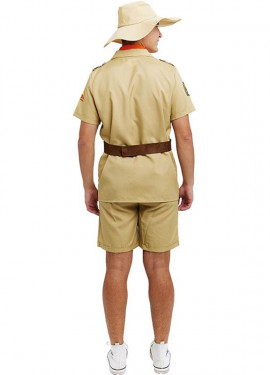Disfraz de Explorador clásico con cinturón para hombre