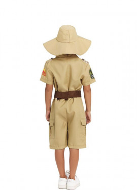 Fato clássico de exploradora para menina com cinto Fato clássico de exploradora para menina com cinto