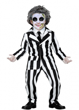 Fato de Fantasma Listrado para Meninos Fato de Fantasma Listrado para Meninos