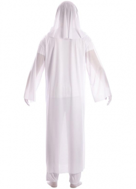 White Ghost Costume with Mask for Men White Ghost Costume with Mask for Men