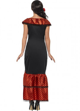 Xmas - Disfraz de sevillana para mujer, talla UK 10-14 (AC595