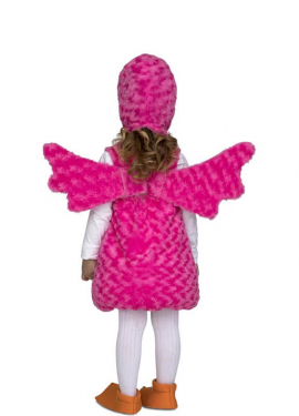 Fato de flamenco de pelúcia para menina