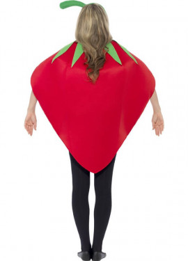 Fato de morango para adultos