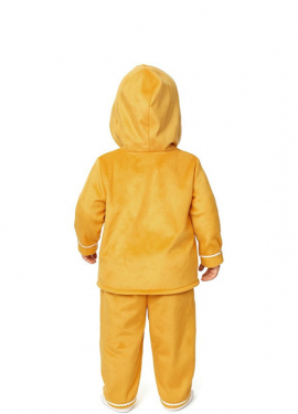 Disfraz de Galletita de Jengibre con Capucha para bebé