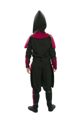 Fato de guerreiro samurai vermelho para meninos