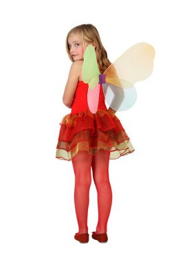 Disfraz de Hada Otoño roja para niñas