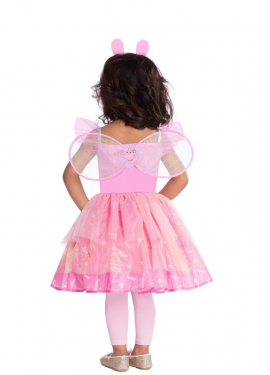 Fato de fada Peppa Pig rosa para menina Fato de fada Peppa Pig rosa para menina
