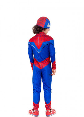 Deguisement spider-man - taille m 5-6 ans, fetes et anniversaires