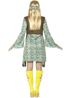 Fato de hippie com franjas para mulheres