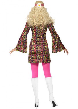 Disfraz de Hippy Símbolo de la Paz para Mujer