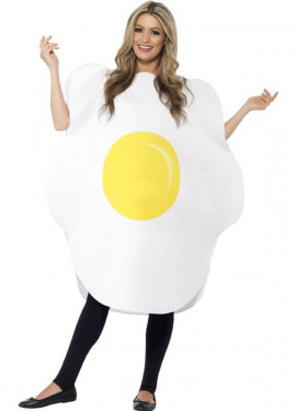 Disfraz de Huevo Frito para adultos