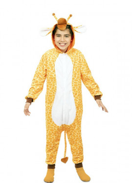 Fato de girafa Kugurumi com capuz e orelhas para criança Fato de girafa Kugurumi com capuz e orelhas para criança