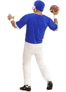 Fato de jogador de futebol americano azul 88 para homem Fato de jogador de futebol americano azul 88 para homem
