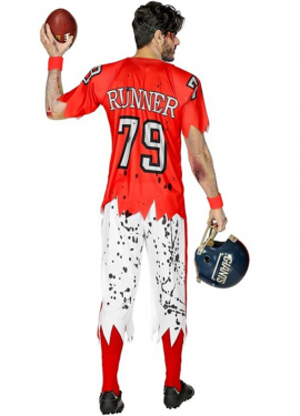 Zombie Rugby Player Costume for Men Zombie Rugby Player Costume for Men