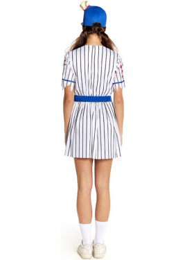 Costume de joueur de baseball zombie pour femme