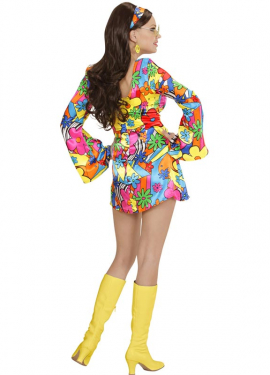 Women's 70s Flower Power Costume Women's 70s Flower Power Costume