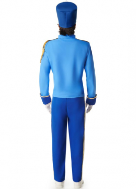 Fato de majorette azul para homem