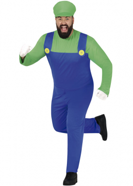 Fato de Engenheiro de Trem Verde Masculino Fato de Engenheiro de Trem Verde Masculino