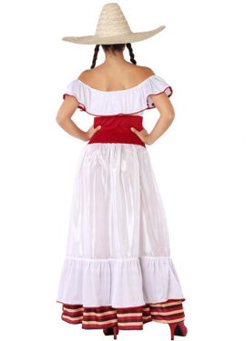 White Mexican costume for women White Mexican costume for women