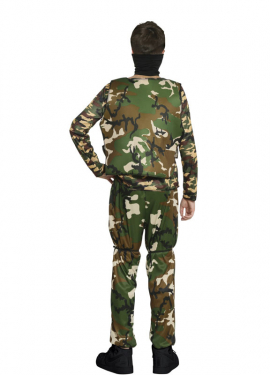 Camouflage Military Costume for Teenagers Camouflage Military Costume for Teenagers