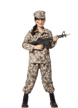 Disfraz militar niño de 5 a 13 años 