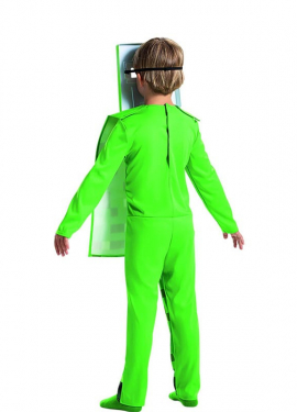 Traje Minecraft Creeper verde para menino