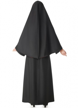 Black Nun Costume for Women
