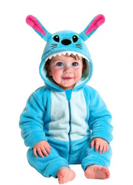 Déguisement de monstre bleu clair pour enfants et bébés