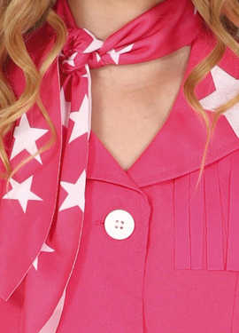 Fato de boneca Cowgirl rosa para menina Fato de boneca Cowgirl rosa para menina