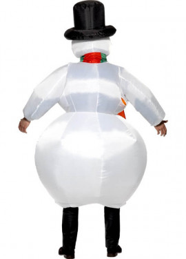 Disfraz de Muñeco de Nieve Hinchable para adultos
