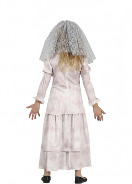 Fato de Noiva Fantasma Triste para menina Fato de Noiva Fantasma Triste para menina
