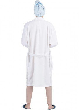 Fato de nudismo em roupão para homem