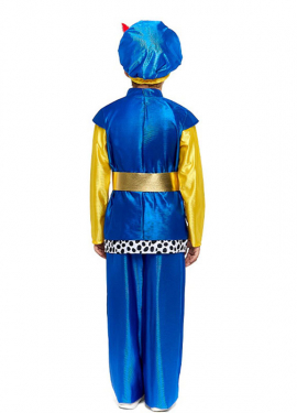 Disfraz de Paje Real azul para niño