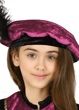 Fato Rosa de Pajem Real para Crianças