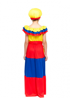 Disfraz de Palenquera para niña