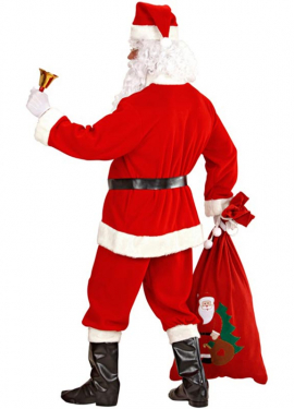 Super Deluxe Weihnachtsmannkostüm für Herren